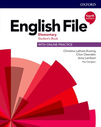 Cover of English File Elementary Student's Book Fourth Edition